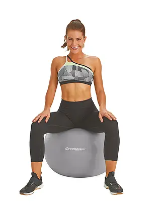 SCHILDKRÖT | Pelota de gimnasia 55cm | silber